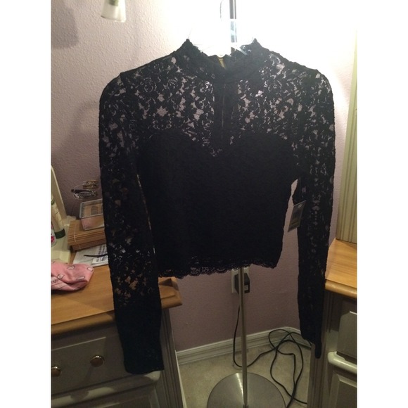 Black Lacey Shirt