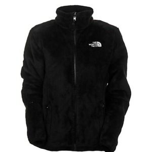 Black furry northface , only worn twice