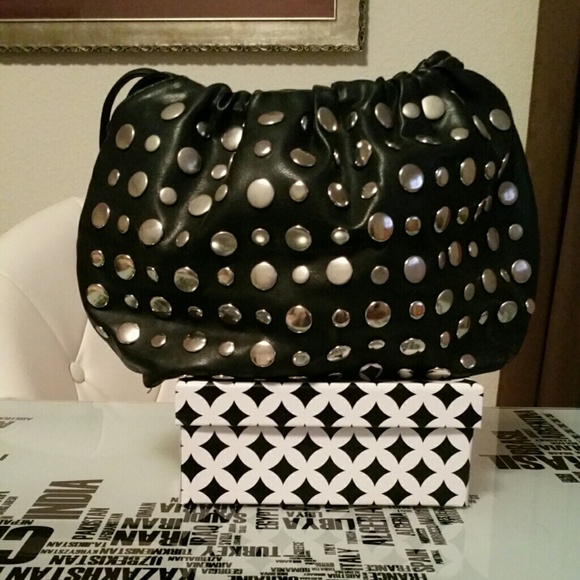 Black studded bag/small