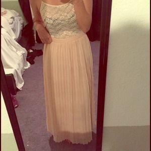 High waisted maxi skirt