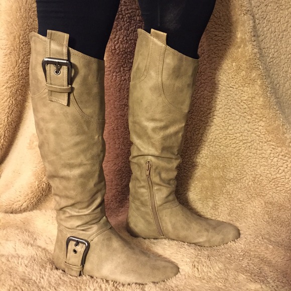 Bamboo Taupe Boots