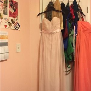 Blush Bridesmaid/Prom Dress