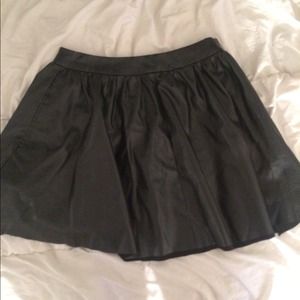 Leather skirt