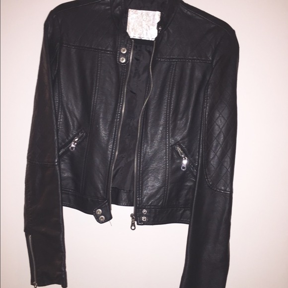 Faux Leather Jacket