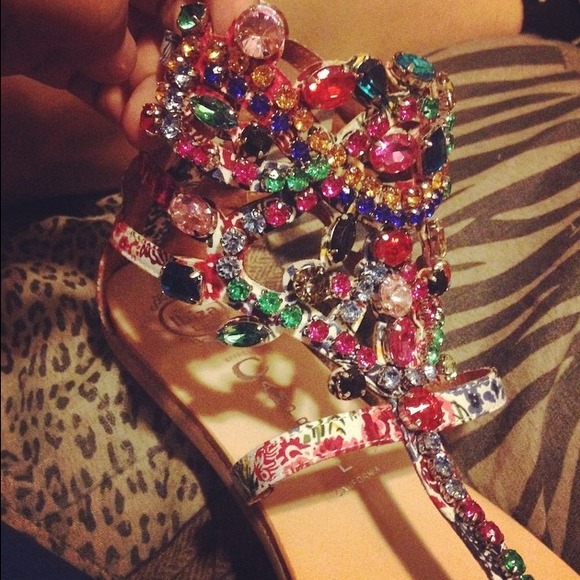 ❌SOLD!SOLD!SOLD❌Jeffrey Campbell "Prizzy" Sandals - Picture 2 of 2