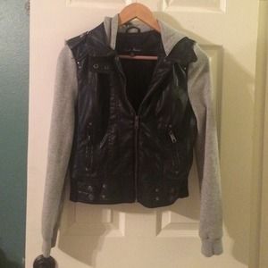 Tilly's Pleather and Cotton Jacket