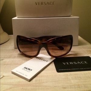 Authentic Versace Woman Tortoise Sunglasses