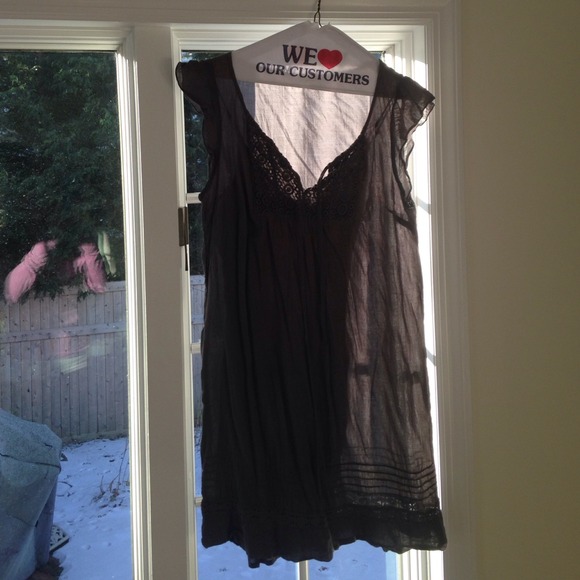 Dark gray dress
