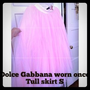 dolce & gabbana tulle skirt