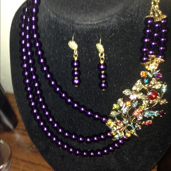 Handmade costume jewelry. One of a kind.