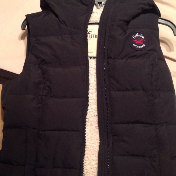 Navy blue hollister vest