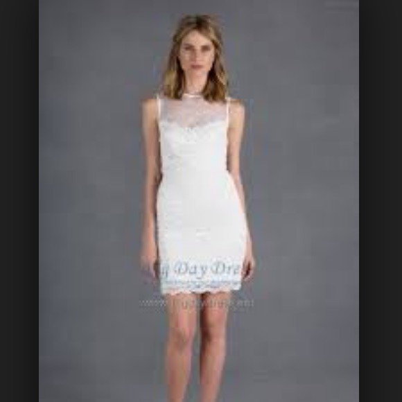Nicole Miller cut the cake dress