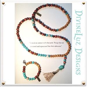 Mala beads (set includes necklace & bracelet)