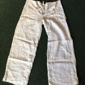 Jolie white linen pants & Hollister Bundle