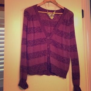 Purple cardigan from Nordstrom Rack