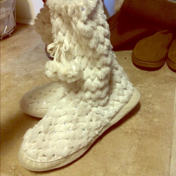 Fuzzy slippers
