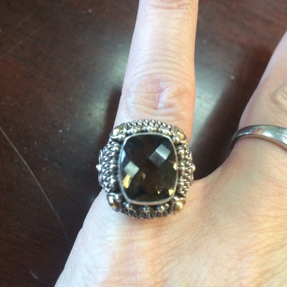 Sterling silver with 18k ring