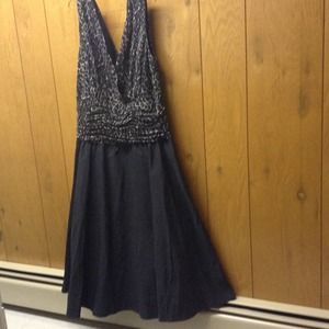 Cheetah print formal dress