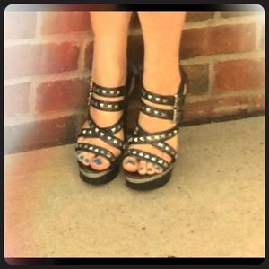 Leather Platform sandals Michael Kors