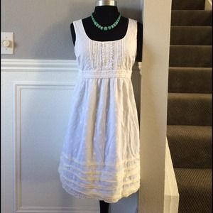 👑🎀 SOLD ✌️Juicy couture 4 white lace tank dress