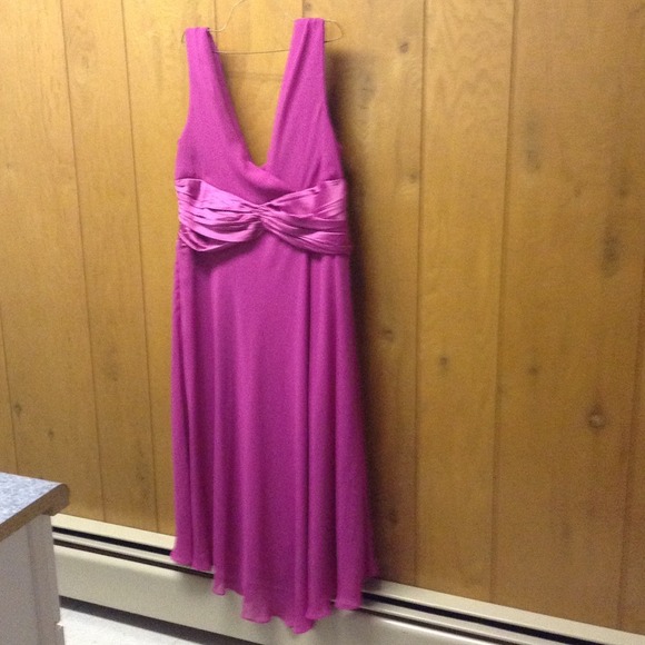 Hot pink dress