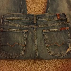 7 for all mankind boot cut jeans