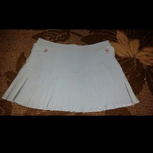 XOXO Pleated Baby Blue Skirt