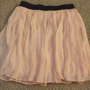 Light pink skirt