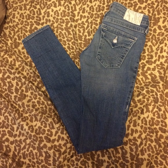 True religion skinny jeans size 26