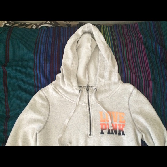 VICTORIAS SECRET PINK Grey Hoodie