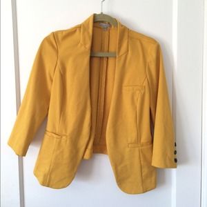 Mustard Yellow Blazer
