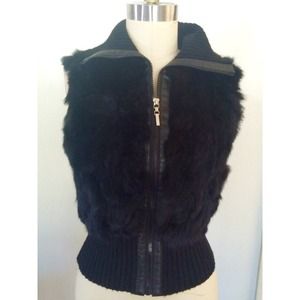 Fur & Knit Vest.
