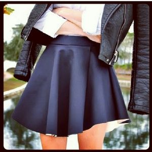 Zara Skirts - ZARA Black Skirt with White Underside size M NWT Zara Skirts - ZARA Black Skirt with White Underside size M NWT