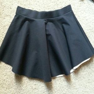 Zara Skirts - ZARA Black Skirt with White Underside size M NWT Zara Skirts - ZARA Black Skirt with White Underside size M NWT