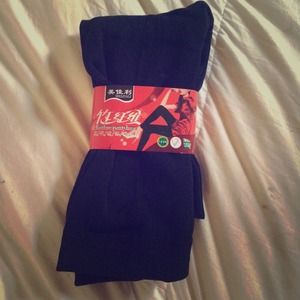 Fleece lines tights