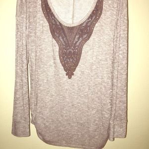 Heather  Brown Top