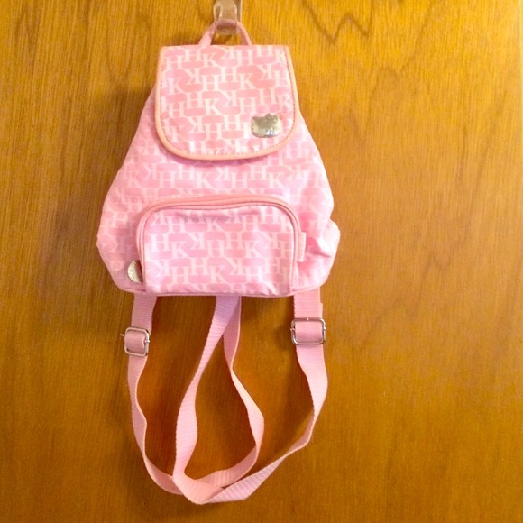 Small, pink Hello Kitty backpack
