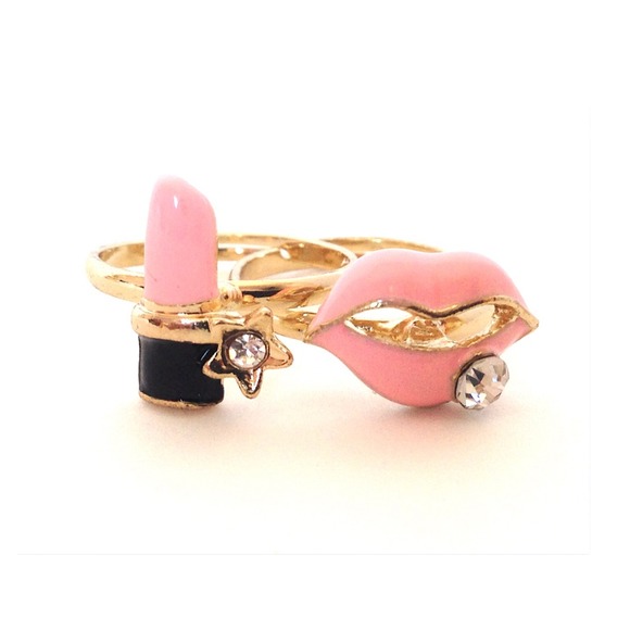 Jewelry - Stackable Rings - Lipstick Set