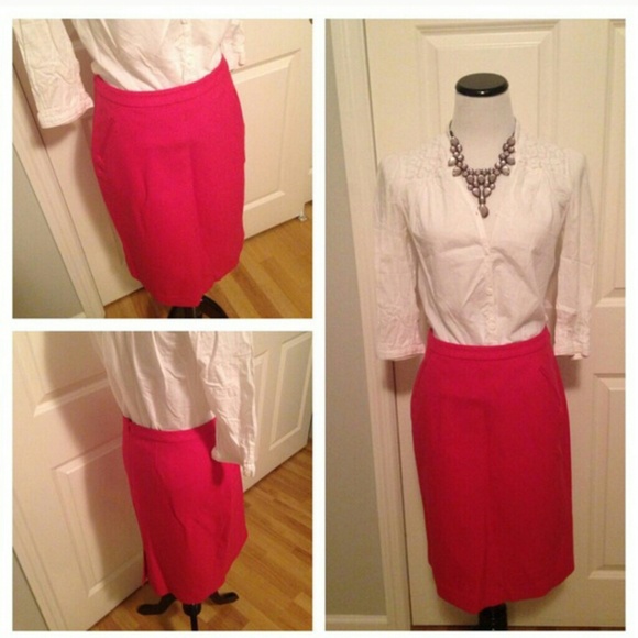 Loft pink skirt