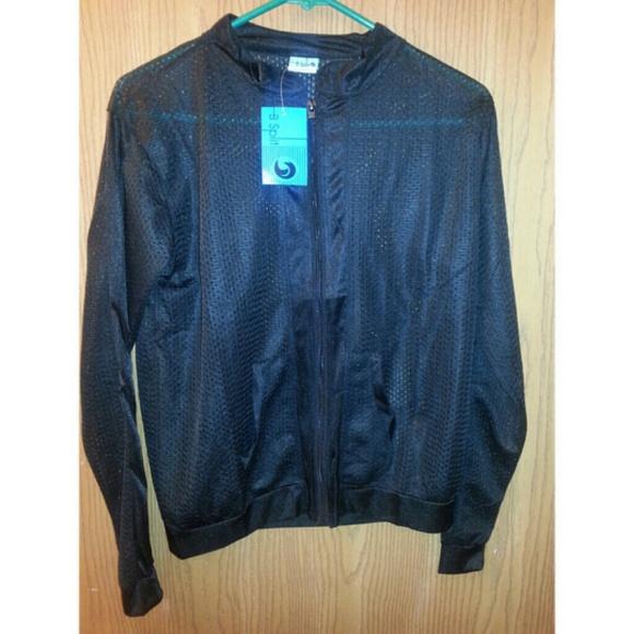 Sporty thin zip up jacket