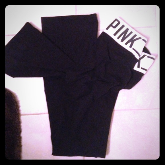 Victoria secret black yoga pants long small