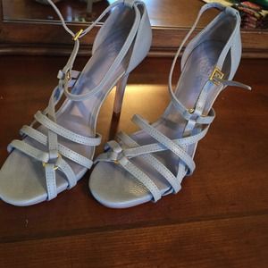Tory Burch Light Blue Heels