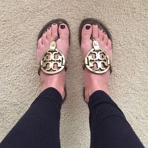 Tory Burch Gold Miller Sandel