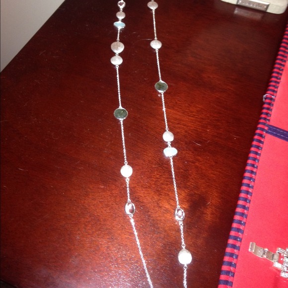 Stella & Dot Monterey Necklace in silver