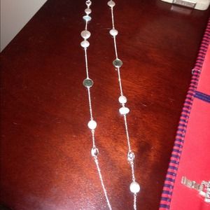 Stella & Dot Monterey Necklace in silver