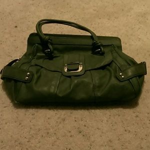 Green guess large purse