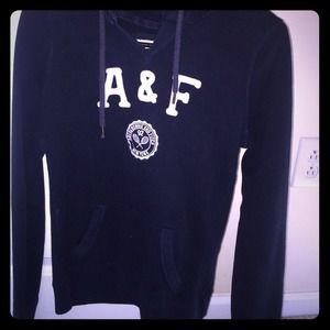 SOLD!! Abercrombie classic dark blue sweat shirt.