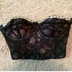 Studded bustier