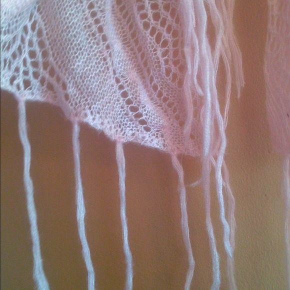 Pink Knit Scarf - Picture 2 of 3