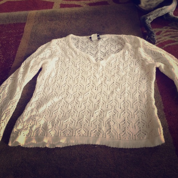 White Knit Sweater